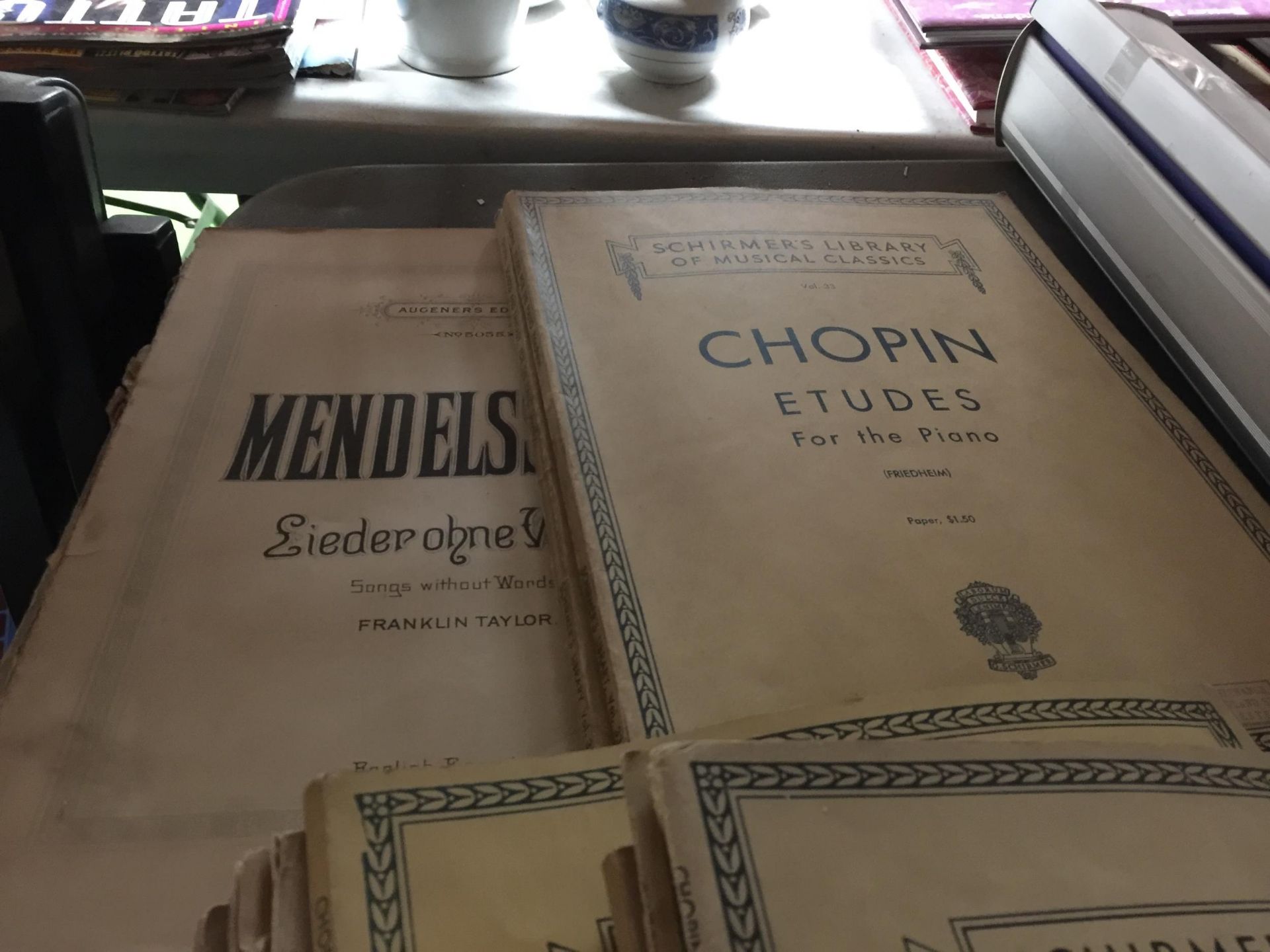 A QUANTITY OF VINTAGE CLASSICAL MUSIC TO INCLUDE CHOPIN, MENDELSSOHN AND BEETHOVEN - Image 3 of 3