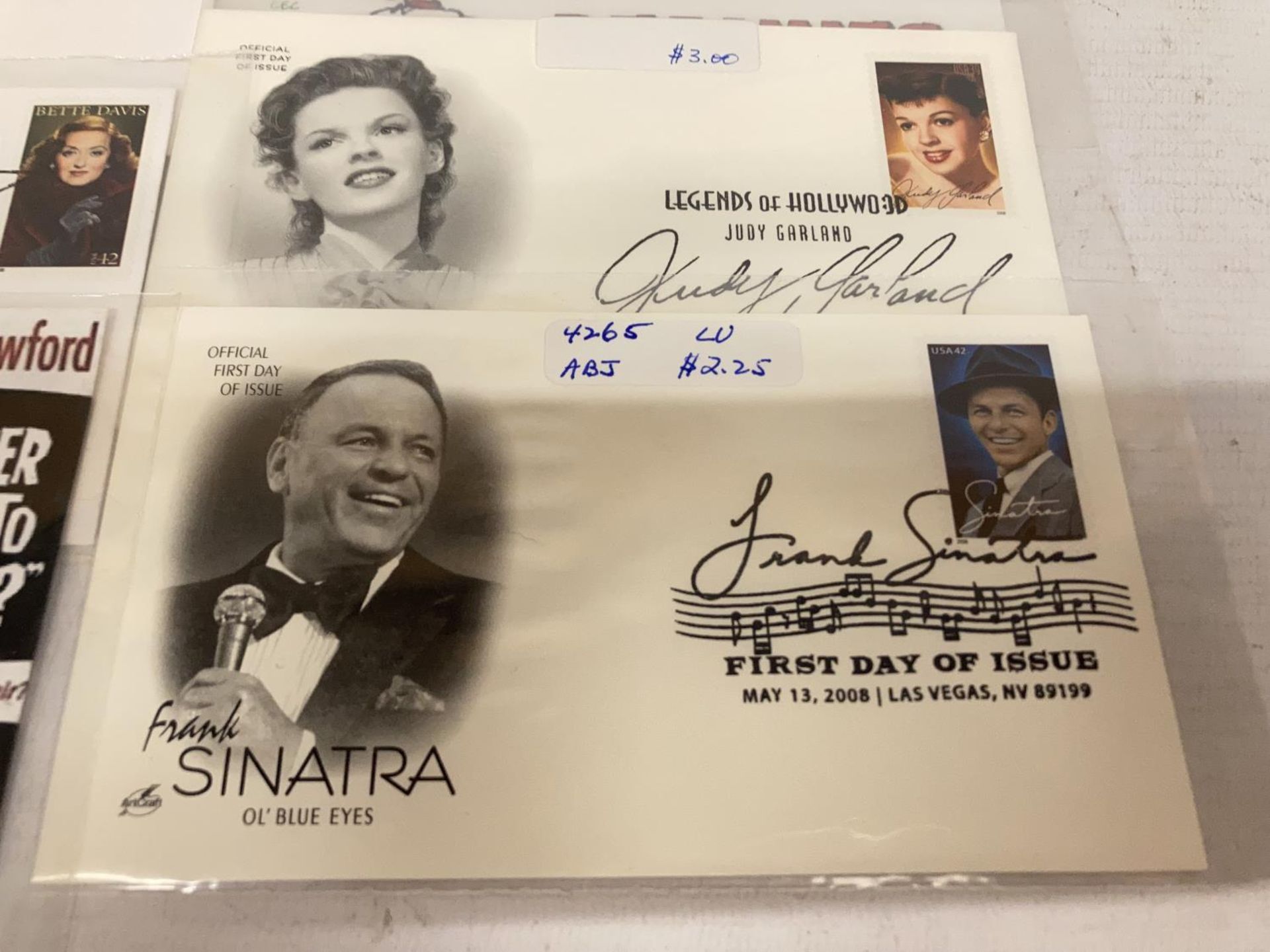TEN WALLETS OF HOLLYWOOD LEGENDS FIRST DAY COVERS TO INCLUDE BETTY DAVIES, JUDY GARLAND, GRACE - Image 3 of 5