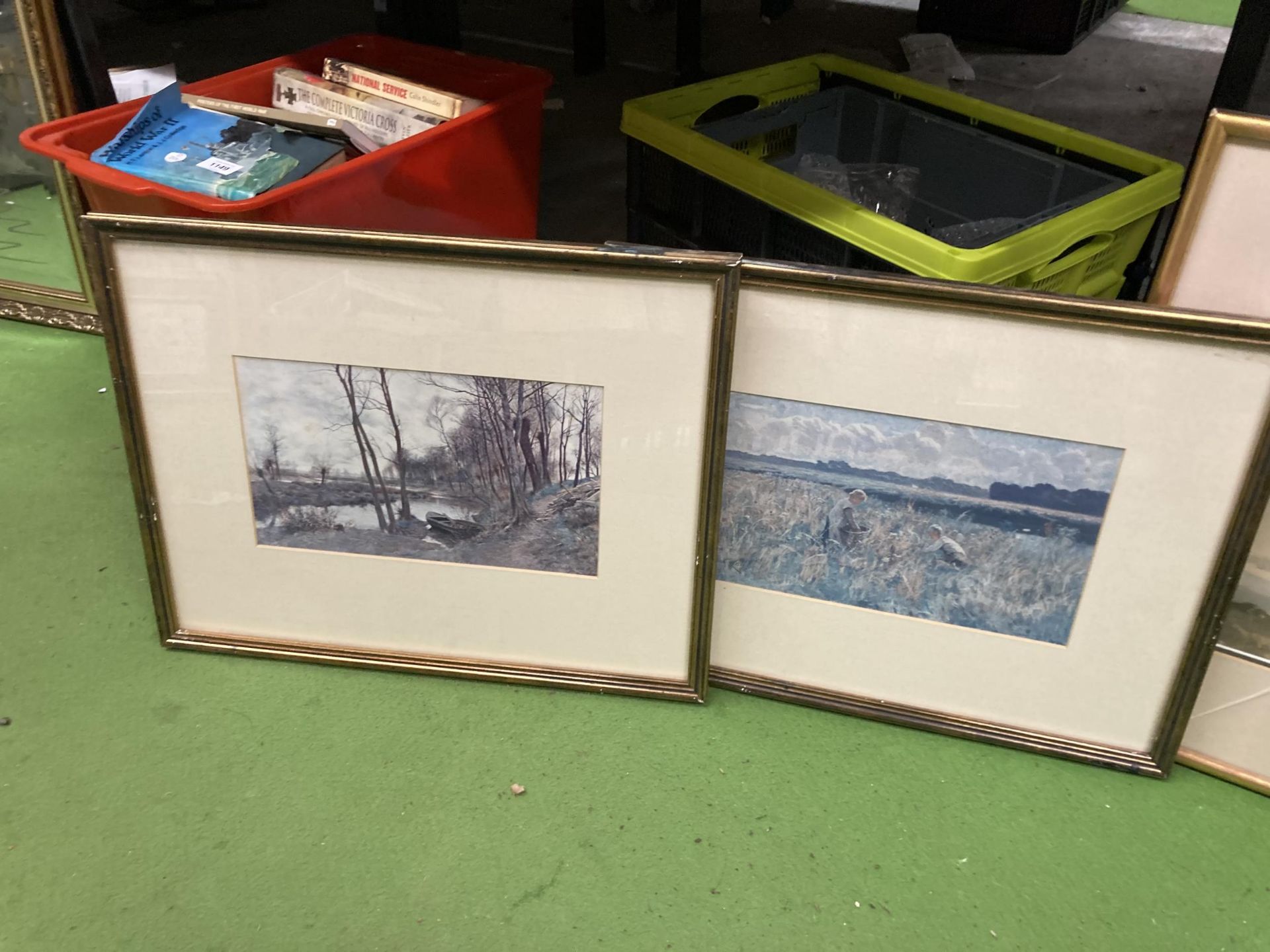 A GROUP OF THREE GILT FRAMED PRINTS - Image 2 of 2