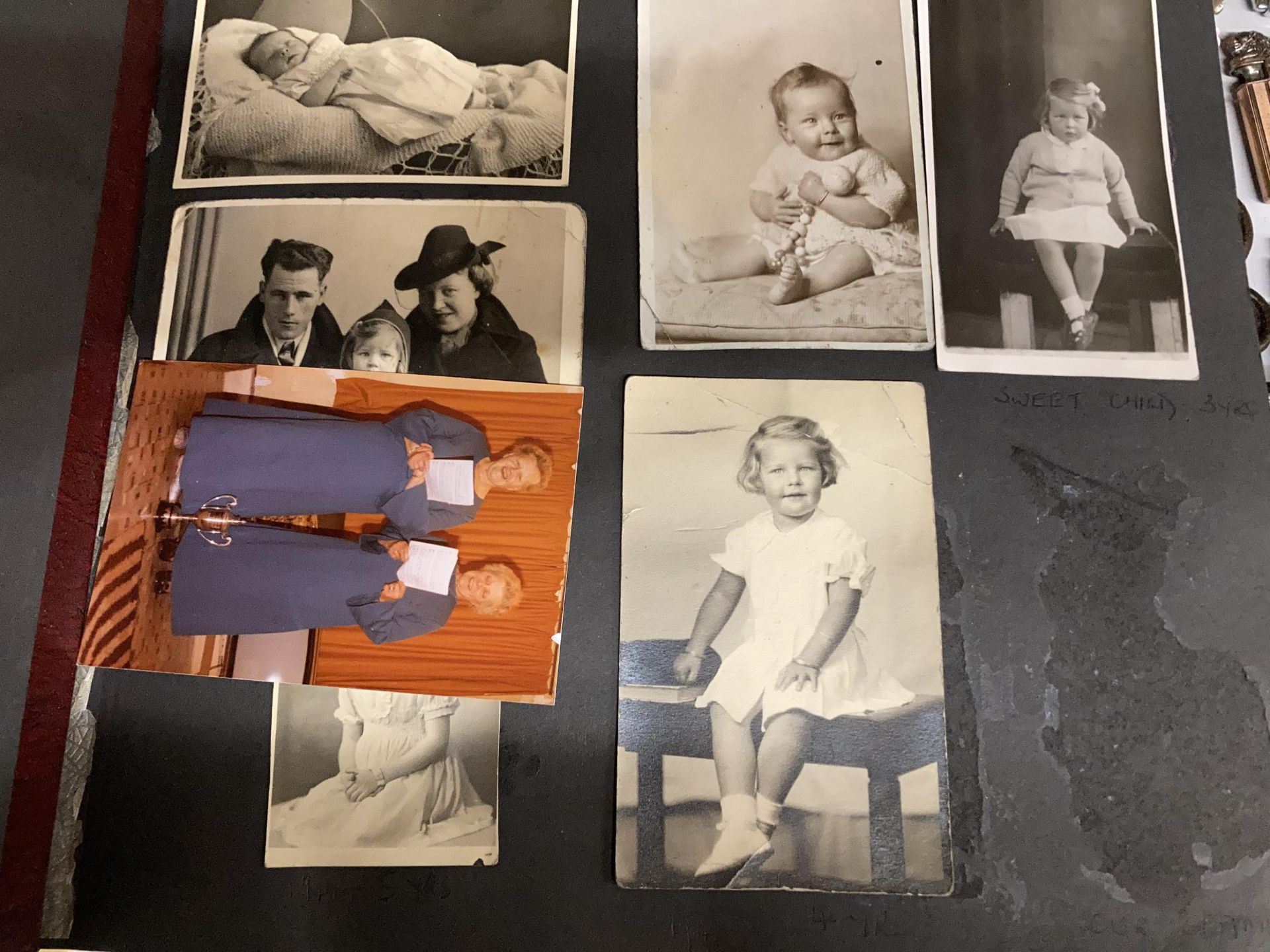 A VINTAGE PHOTOGRAPH ALBUM, 1950'S AND LATER - Image 2 of 7