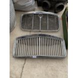 TWO VINTAGE CAR GRILLS