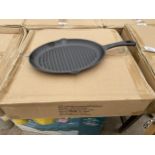 APPROXIMATELY TEN AS NEW AND BOXED CAST IRON SKILLET PANS