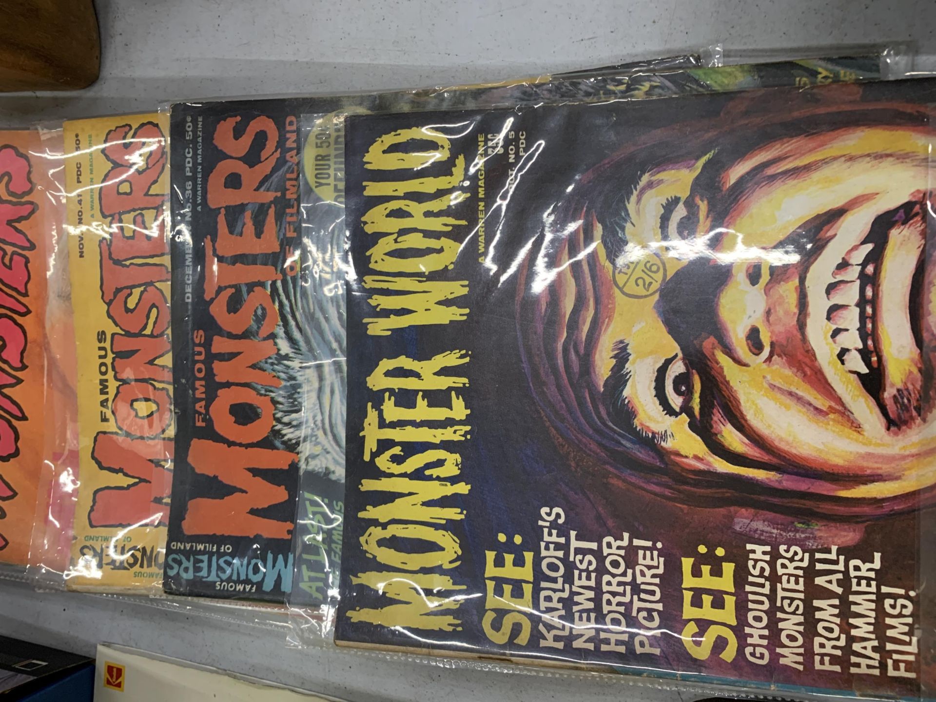 A COLLECTION OF VINTAGE MONSTERS MAGAZINES - 11 IN TOTAL - Image 5 of 6