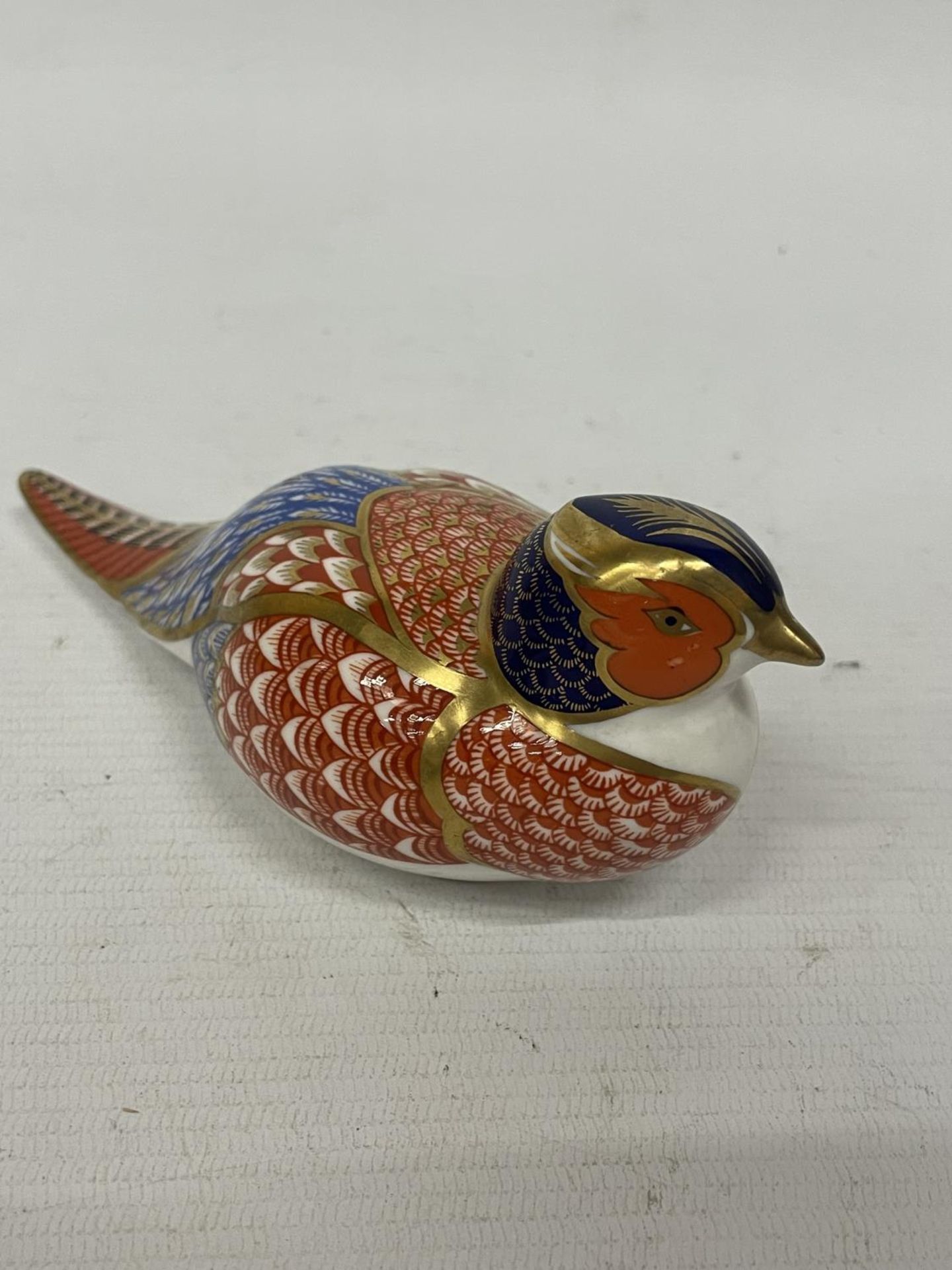 A ROYAL CROWN DERBY PHEASANT (SECOND)