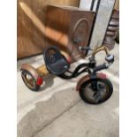 A RETRO SCHWINN CHILDS PEDAL TRICYCLE