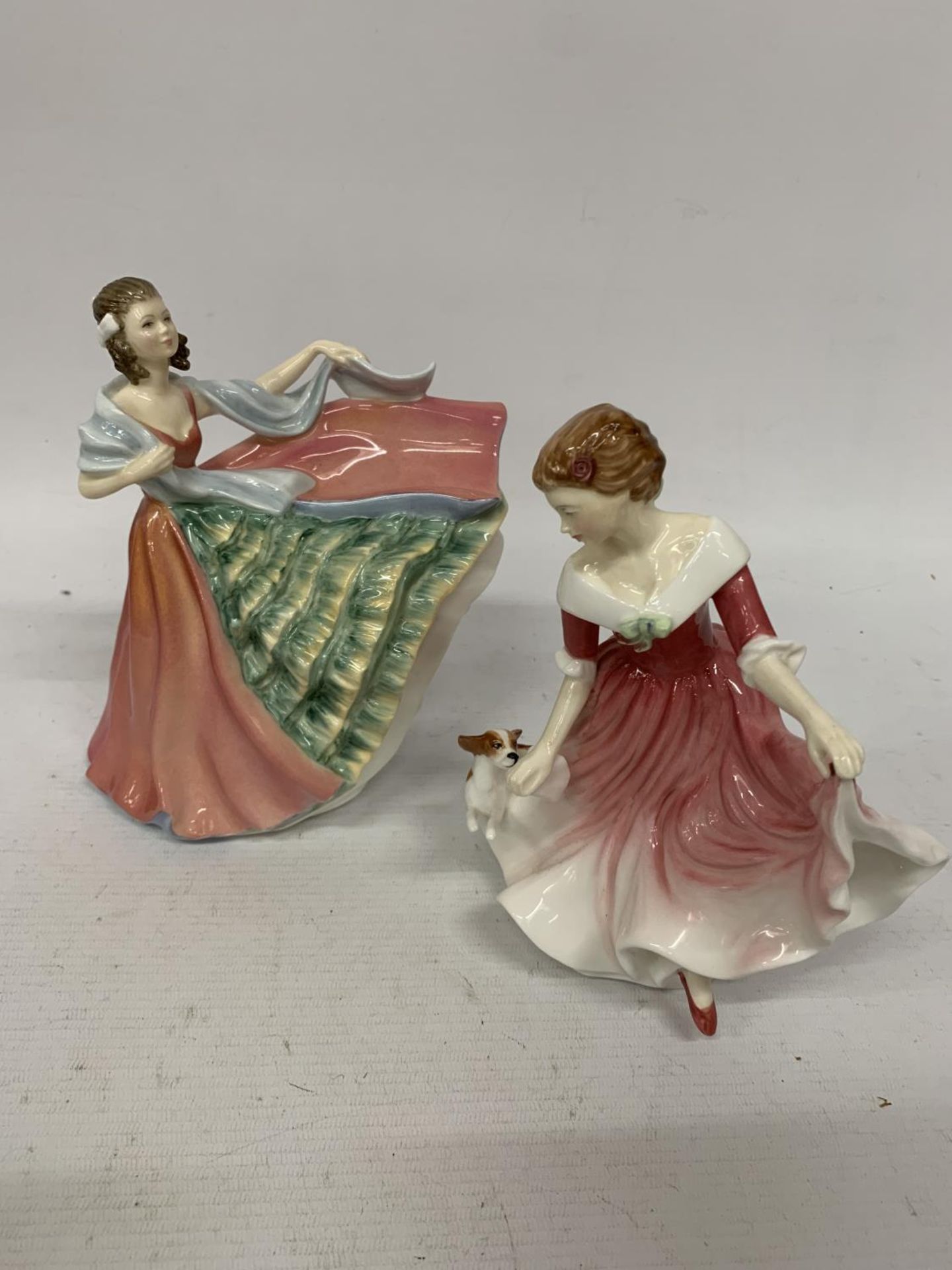 TWO ROYAL DOULTON FIGURES MY BEST FRIEND AND ANN