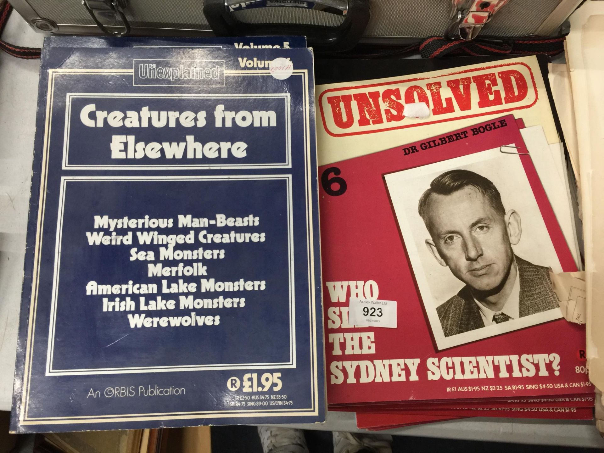 A QUANTITY OF 'THE UNEXPLAINED' AND 'UNSOLVED' MAGAZINES