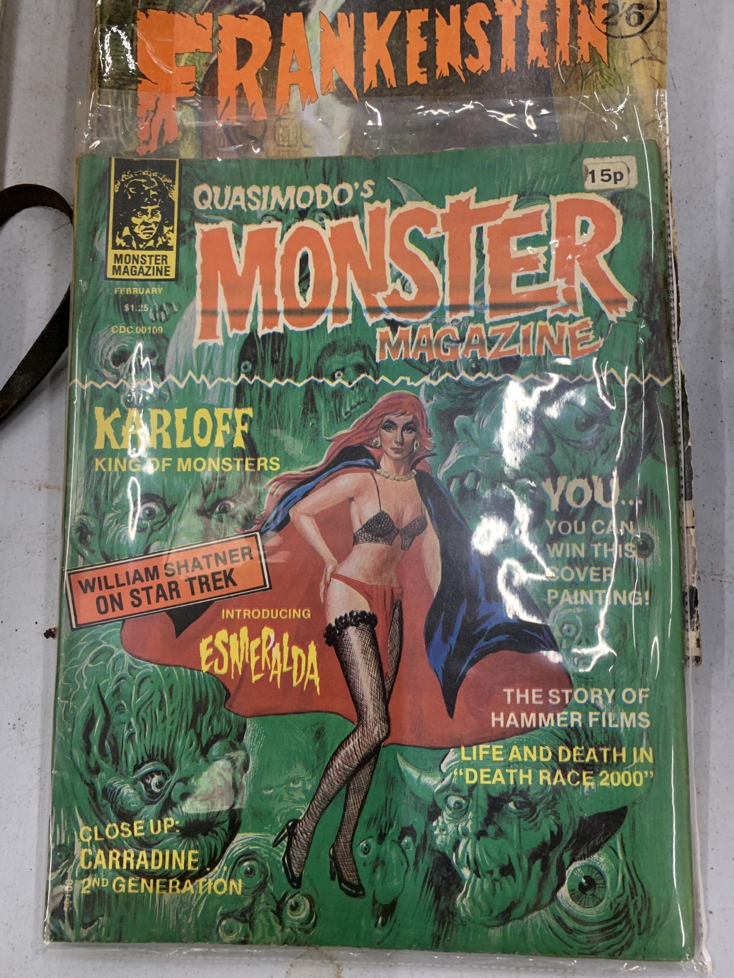 A COLLECTION OF VINTAGE MONSTERS MAGAZINES - 11 IN TOTAL - Image 2 of 6