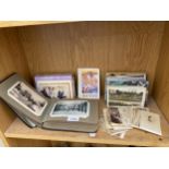 AN ASSORTMENT OF VINTAGE PICTURES AND POSTCARDS