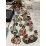A LARGE COLLECTION OF LEONARDO FIGURES TO INCLUDE FAIRIES, ETC - SOME LIMITED EDITION