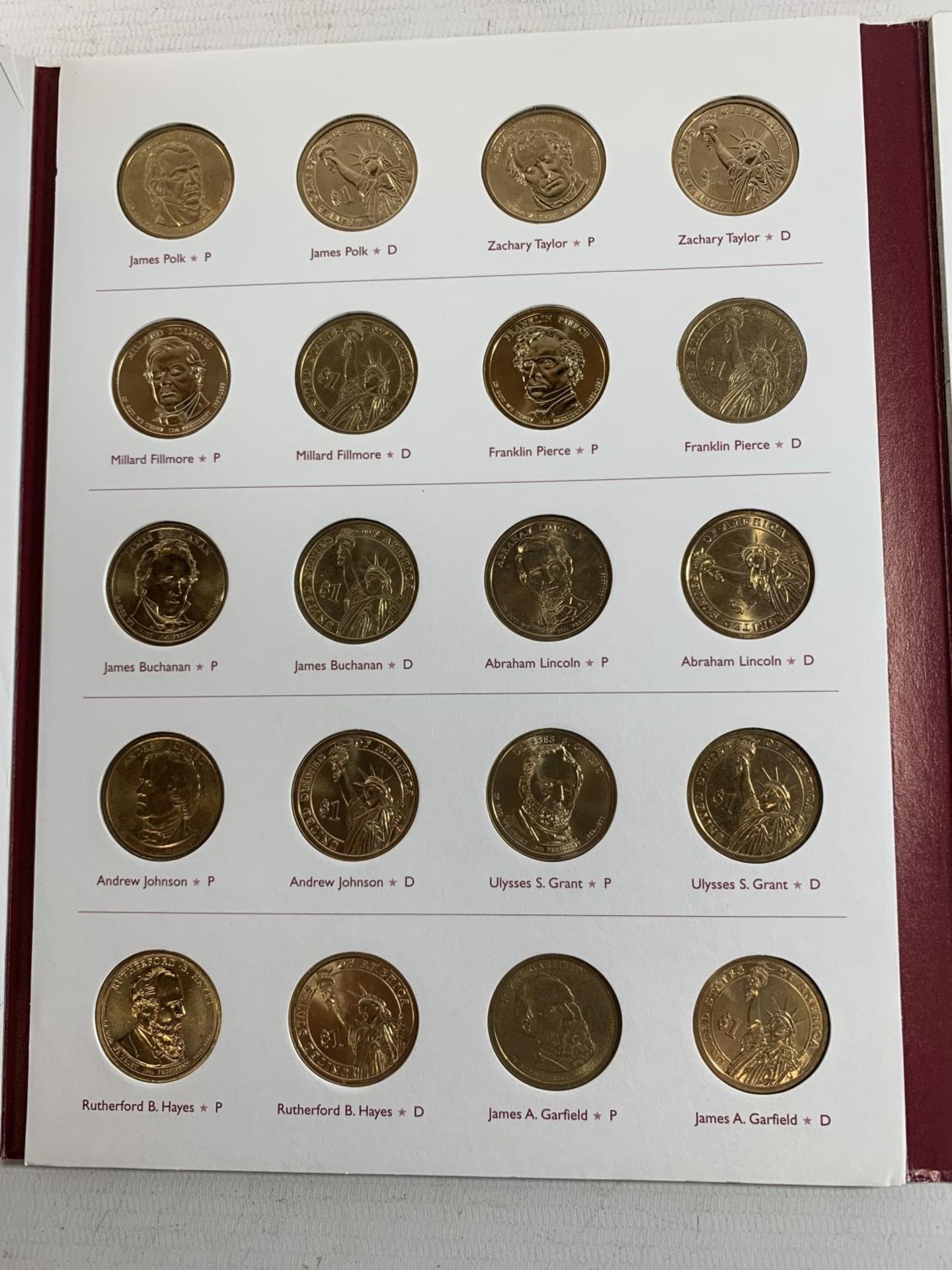 A PRESIDENTIAL DOLLAR COLLECTOR'S FOLDER - Image 4 of 4