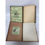 TWO OLD TIME ALBUMS CONTAINING A LARGE ORIGINAL COLLECTION OF WORLDWIDE EARLY STAMPS WITH MANY