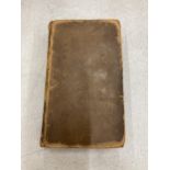 AN 1825 LEATHER BOUND MINIATURE BOOK - 'THE POETICAL WORKS OF ROBERT BURNS'