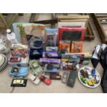AN ASSORTMENT OF ITEMS TO INCLUDE MODEL CARS, CAR BOOKS AND MIRRORS ETC