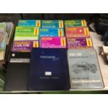A LARGE QUANTITY OF HAYNES OWNERS WORKSHOP MANUALS TO INCLUDE JAGUAR DAIMLER, ROVER, BMW, TRIUMPH