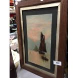 A 1904 MARITIME OIL PAINTING SIGNED A V ABEL