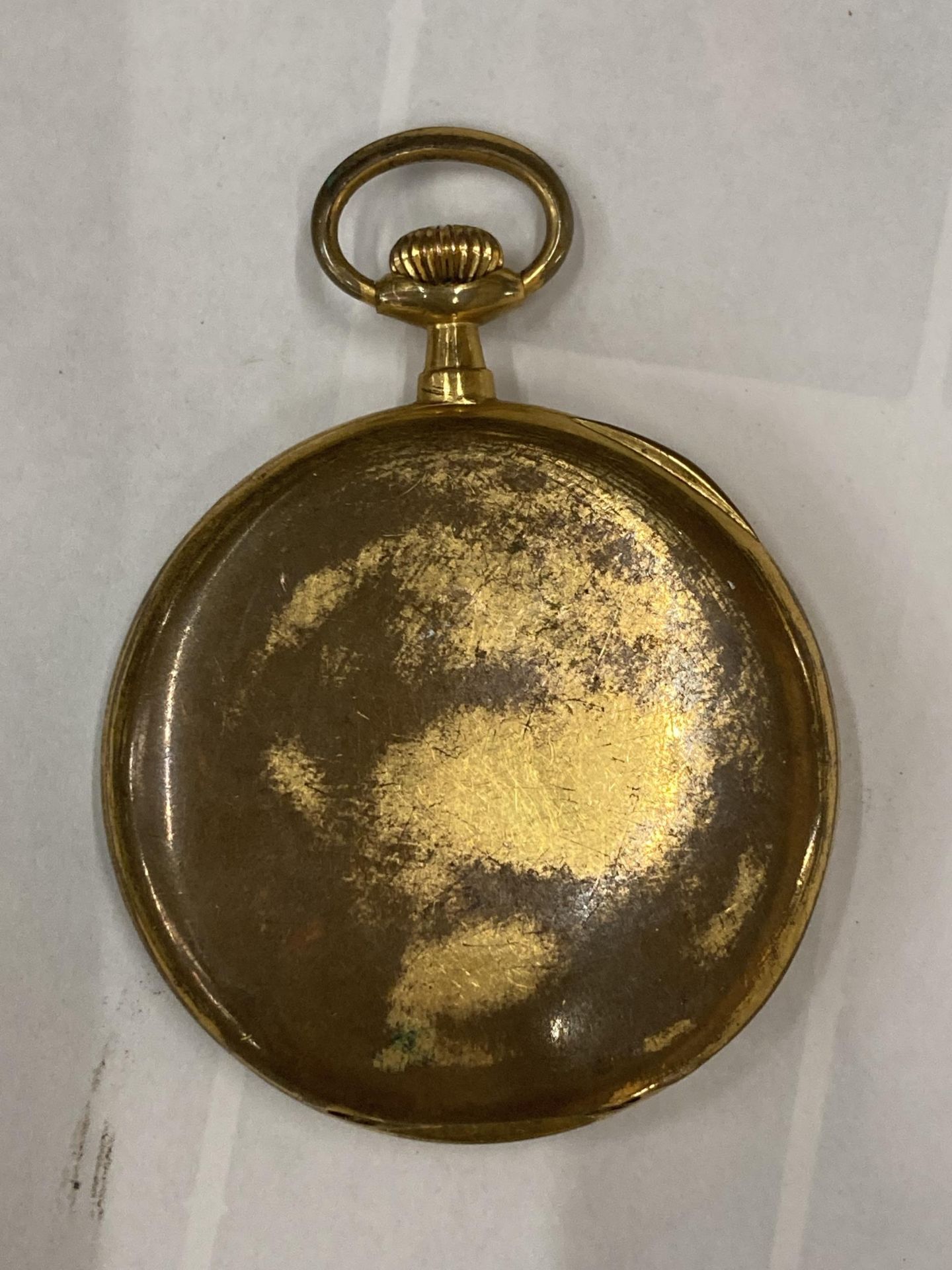 A VINTAGE LORD OPEN FACED POCKET WATCH - Image 2 of 3