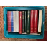 A COLLECTION OF EIGHT STAMP ALBUMS MOST UNUSED TO INCLUDE SIX SPRINGBACK AND TWO BINDER,TWO 64