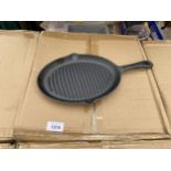 APPROXIMATELY TEN AS NEW AND BOXED CAST IRON SKILLET PANS