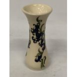 A MOORCROFT BLUEBELL HARMONY VASE HEIGHT 5"