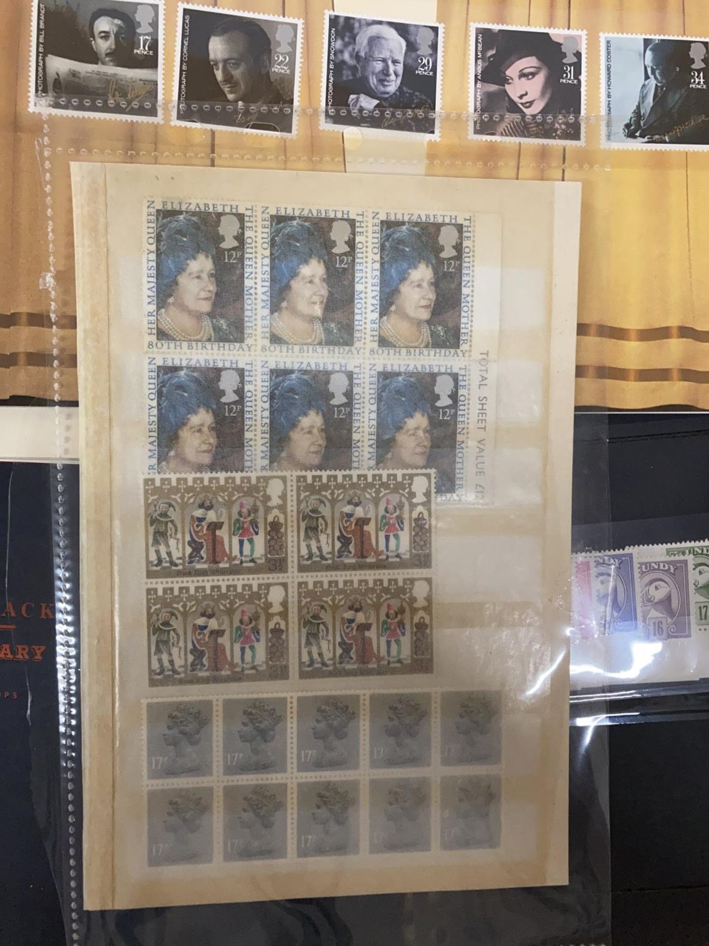 A GREAT BRITAIN STAMP ESTATE COLLECTION, THREE OLD ALBUMS TO INCLUDE STANLEY GIBBONS ALBUM WITH FINE - Image 2 of 11