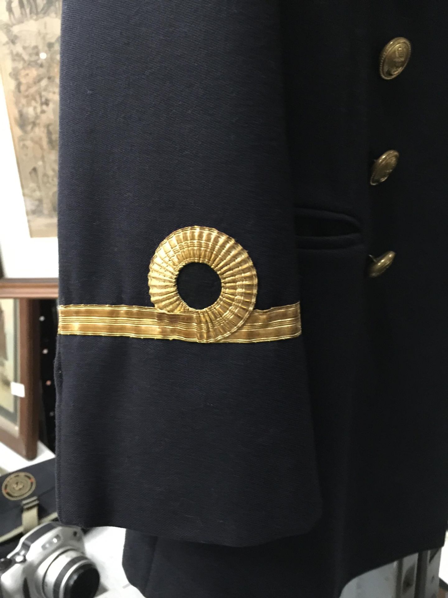 A NAVAL TUNIC AND CAP - Image 3 of 5