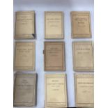 SET OF NINE BLACKWELL'S GERMAN TEXTS, GOETHE ET AL C.1947 BOOKS