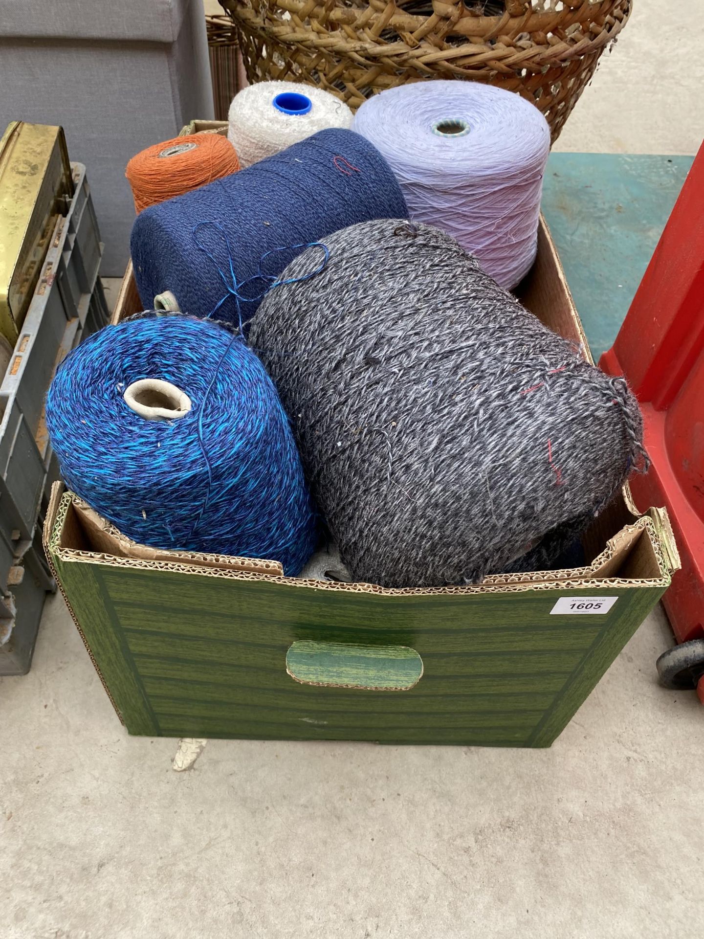 A LARGE QUANTITY OF INDUSTRIAL YARN REELS