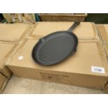 APPROXIMATELY TEN AS NEW AND BOXED CAST IRON SKILLET PANS