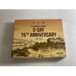 THE BRADFORD EXCHANGE “D-DAY 75 TH ANNIVERSARY” COIN COLLECTION , WHICH INCLUDES THE ONE POUND
