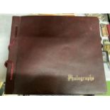 A VINTAGE PHOTOGRAPH ALBUM, 1950'S AND LATER