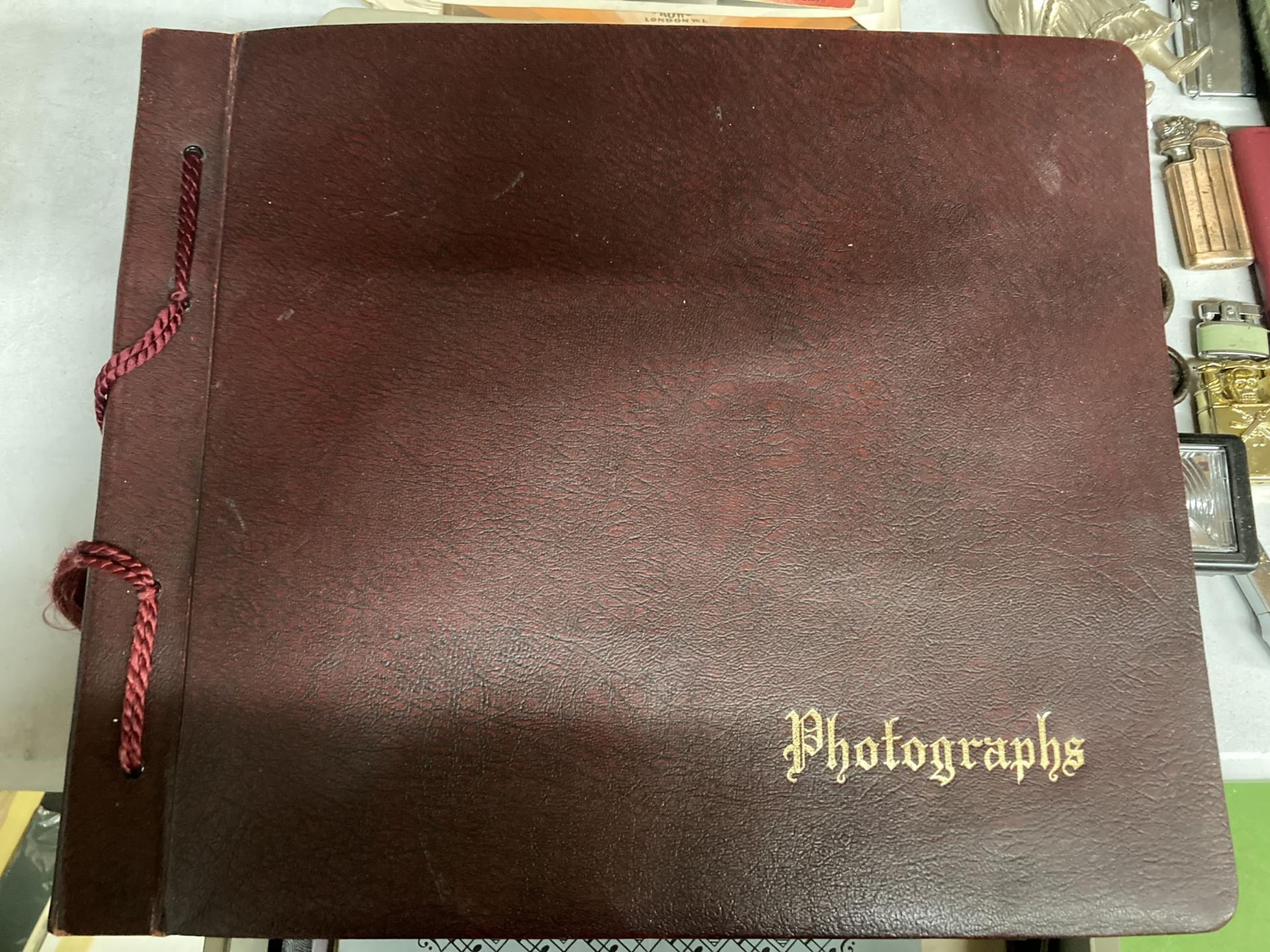 A VINTAGE PHOTOGRAPH ALBUM, 1950'S AND LATER