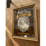 A VINTAGE 'PEARS SOAP ADVERTISING PICTURE