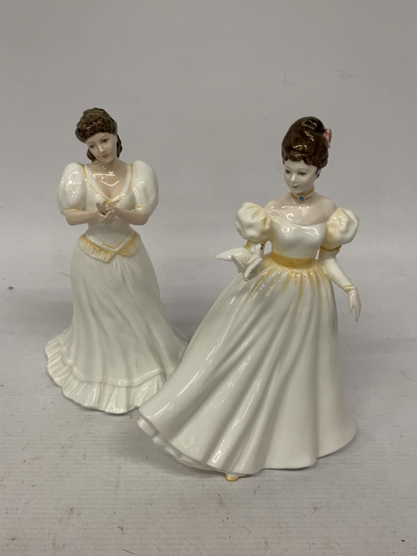 TWO ROYAL DOULTON FIGURES MARIA AND KATHLEEN