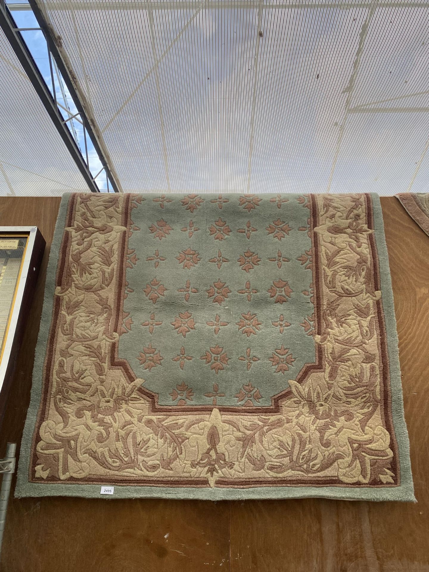 A MODERN PATTERNED RUG