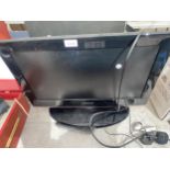 A SAMSUNG 22" TELEVISION WITH REMOTE CONTROL