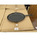 APPROXIMATELY TEN AS NEW AND BOXED CAST IRON SKILLET PANS