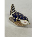 A ROYAL CROWN DERBY WREN