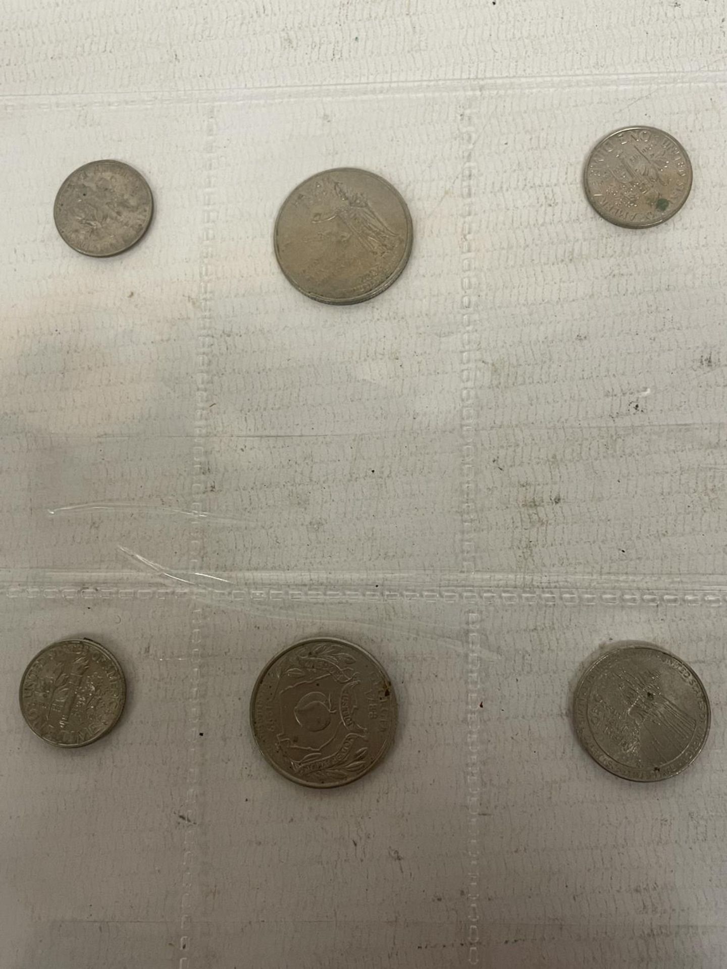 A COLLECTION OF STERLING SILVER, AMERICAN AND ROMAN COINS - Bild 8 aus 9