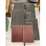 A COLLECTION OF VINTAGE LEATHER BOUND BOOKS