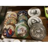 A MIXED LOT OF CABINET PLATES