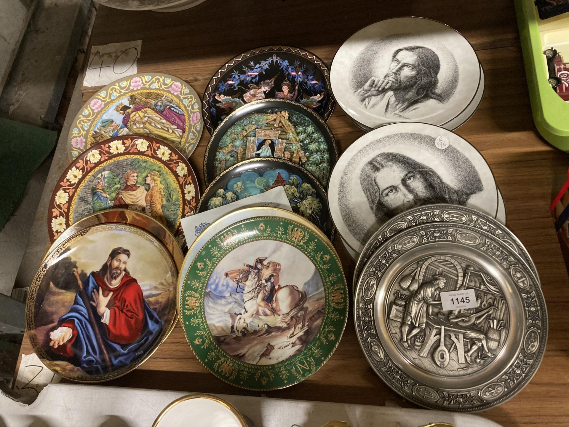 A MIXED LOT OF CABINET PLATES