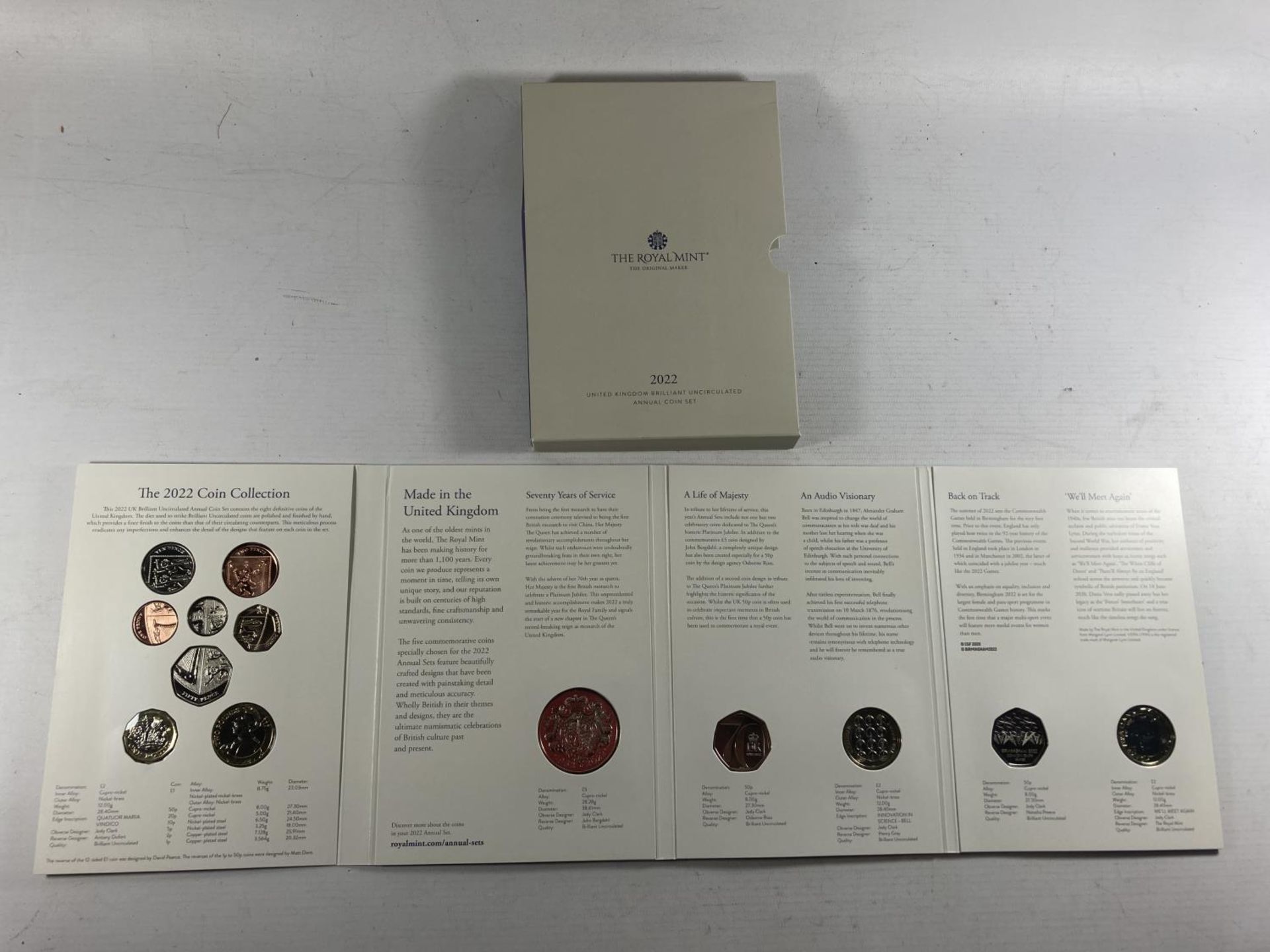 UK 2022 ANNUAL COIN SET . PRISTINE CONDITION - Image 4 of 4