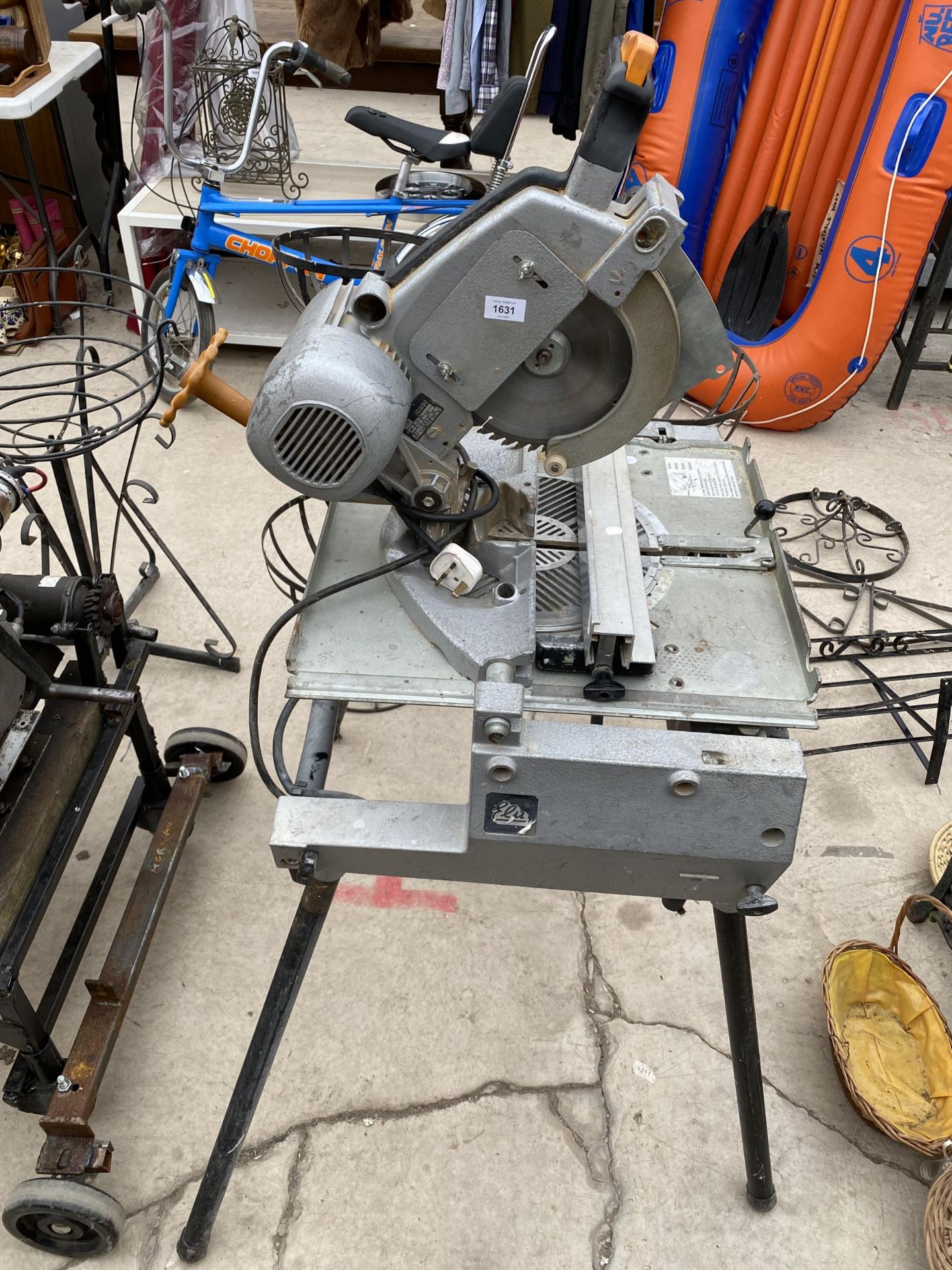 AN ELU ELECTRIC MITRE TABLE SAW