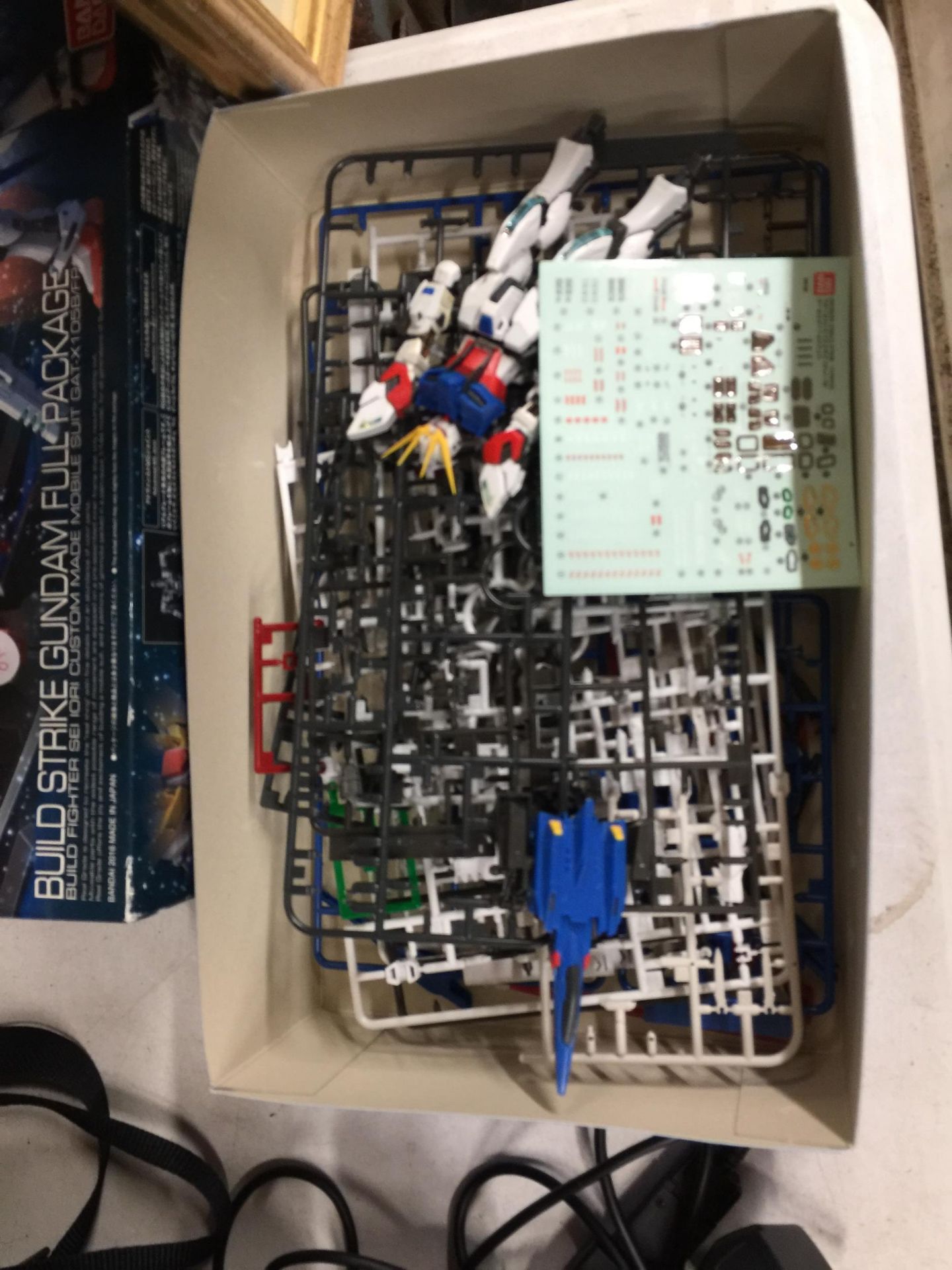 A BANDAI BUILD STRIKE GUNDAM FULL PACKAGE - PART BUILT, PART ON SPRUES - Image 2 of 3