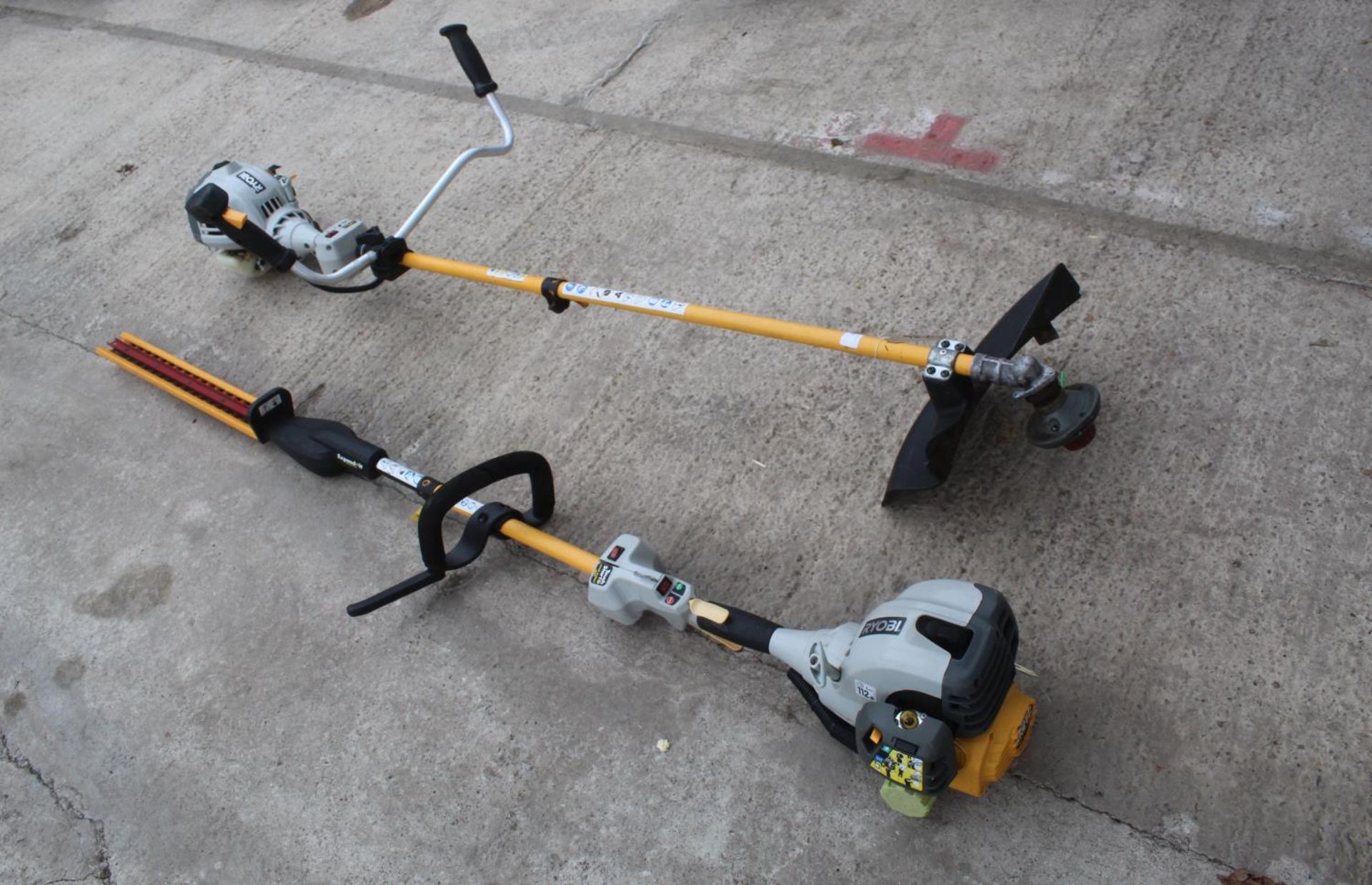 RYOBI STRIMMER AND RYOBI HEDGE CUTTER + VAT