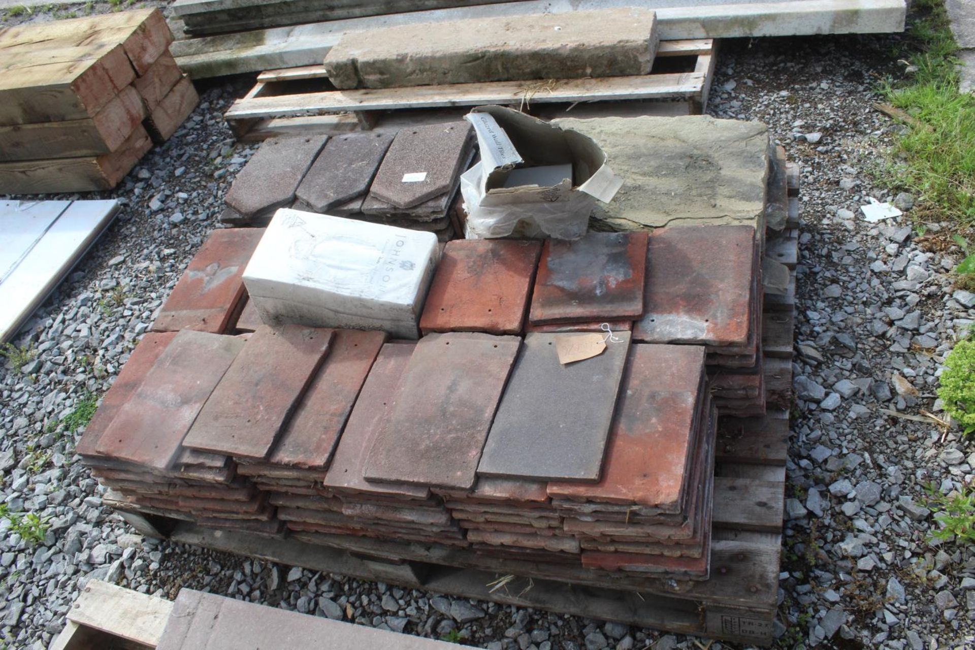 2 PALLETS OF ROOF TILES ETC. + VAT - Image 2 of 3