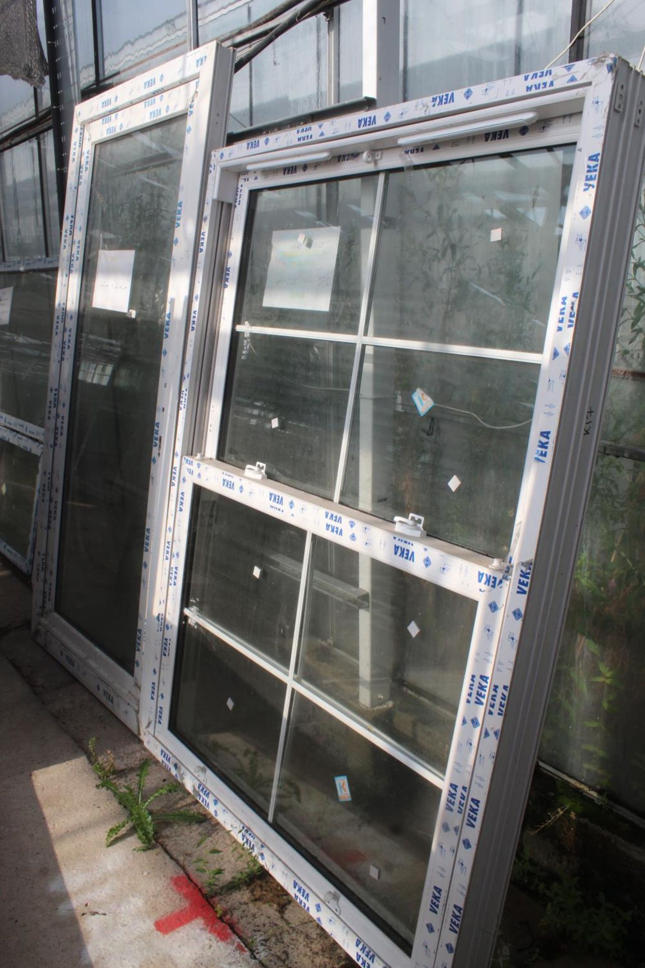 A NEW PVC DOOR 1040 X 2140 (INCLUDING FRAME ) & WINDOW 1290 X 1820 NO VAT
