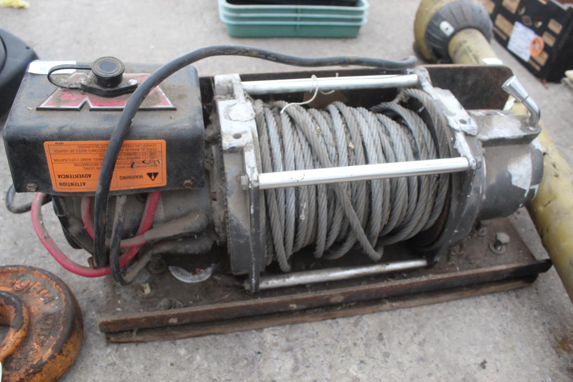 ELECTRIC WINCH - NO VAT remote control in office