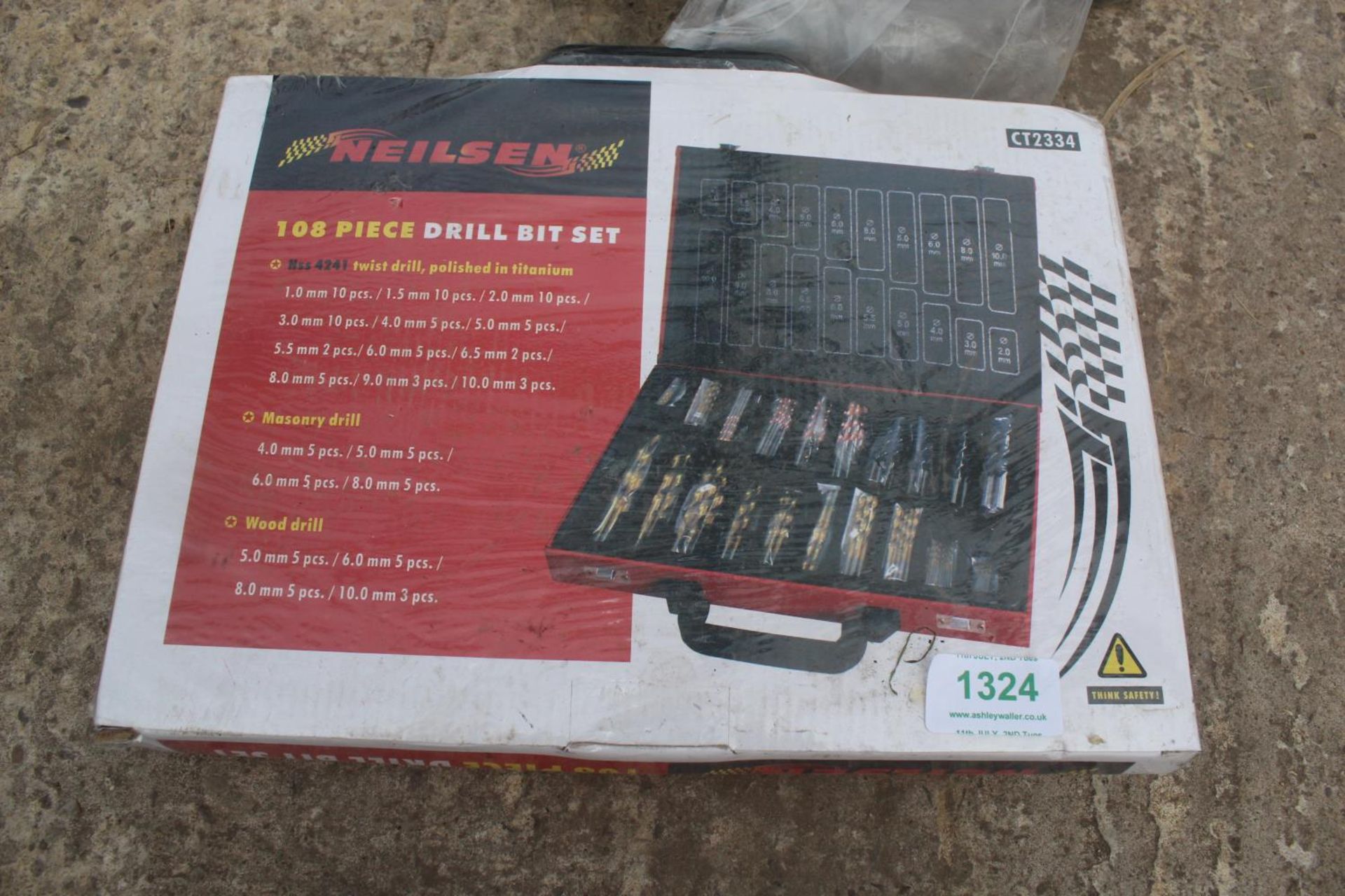 108 PIECE DRILL BIT SET + VAT